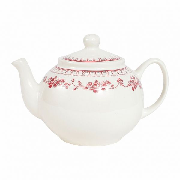 ЧАЙНИК Фаустина, COMPTOIR DE FAMILLE,  TEAPOT FAUSTINE BURGUNDY 1.15L EARTHENWARE, АРТИКУЛ 114990