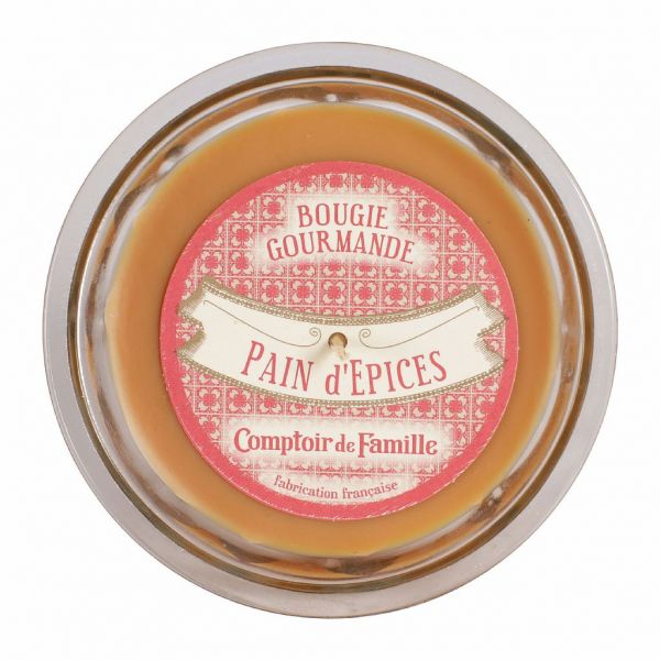 СВЕЧА, COMPTOIR DE FAMILLE,  CANDLE PAIN EPICES GOURMANDE BEIGE D12XH8 PARRAFIN, АРТИКУЛ 127370