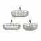 КОРЗИНА НАБОР 3 ШТ., COMPTOIR DE FAMILLE,  BASKET X3 CUISINE NAT 21X14XH12+20X13XH11+D19XH11, АРТИКУЛ 132530