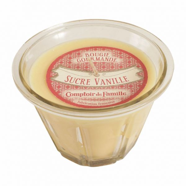 СВЕЧА, COMPTOIR DE FAMILLE,  CANDLE SUCRE VANILLE GOURMANDE YELLOW D12XH8, АРТИКУЛ 134600