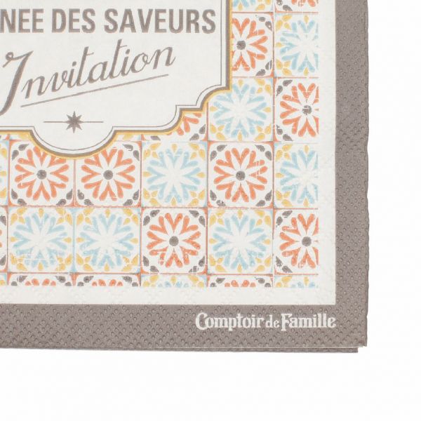 Салфетки бумажные,  Comptoir de Famille, 151830