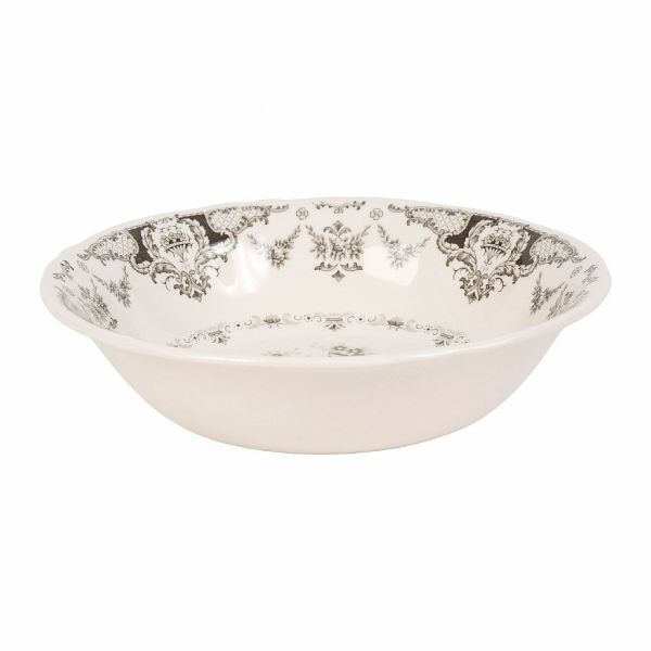 САЛАТНИК Клотильда, COMPTOIR DE FAMILLE,  SALAD BOWL CLOTHILDE GREY D23.5CM EARTHENWARE, АРТИКУЛ 200491