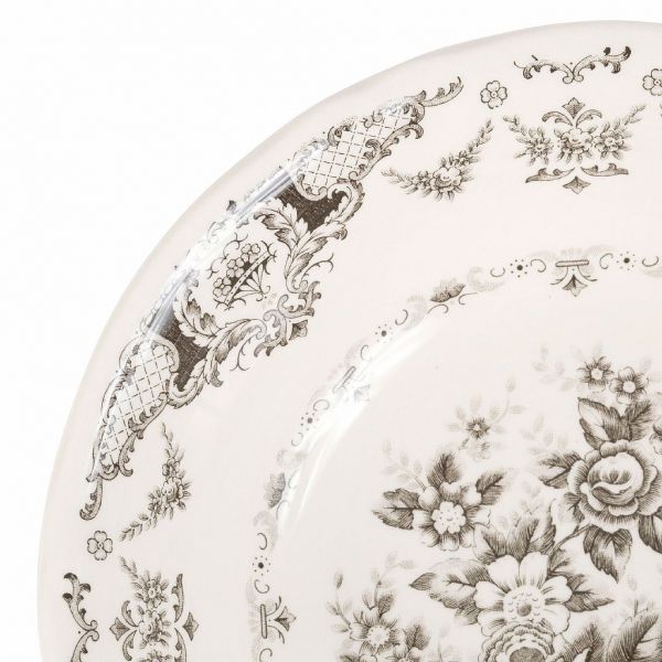 САЛАТНИК Клотильда, COMPTOIR DE FAMILLE,  SALAD BOWL CLOTHILDE GREY D23.5CM EARTHENWARE, АРТИКУЛ 200491