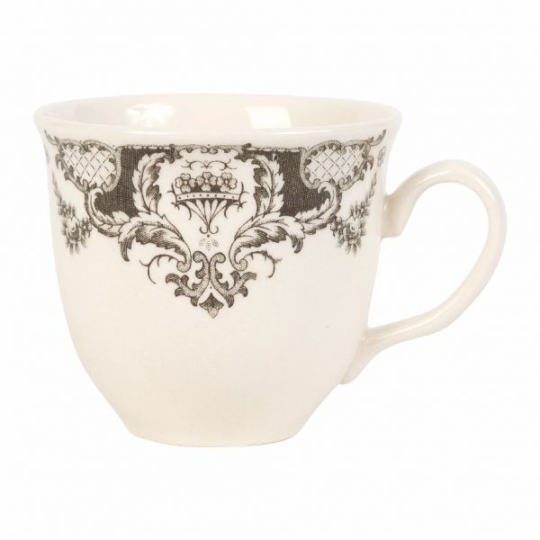 ЧАЙНАЯ ПАРА Клотильда , COMPTOIR DE FAMILLE,  CLOTHILDE 200 мл., Каменная керамика, АРТИКУЛ 200493