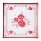ПОДНОС, COMPTOIR DE FAMILLE,  TRAY BOUQUET FLORAL RED 32.5X32.5X4 POLYPROPYLENE, АРТИКУЛ 200604