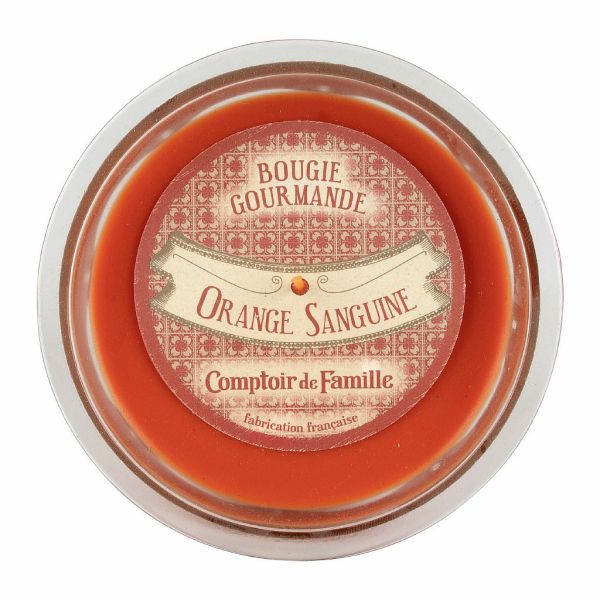 СВЕЧА, COMPTOIR DE FAMILLE,  CANDLE BLOOD ORANG GOURMAND D12 PARAFFIN WAX+GLASS, АРТИКУЛ 200668