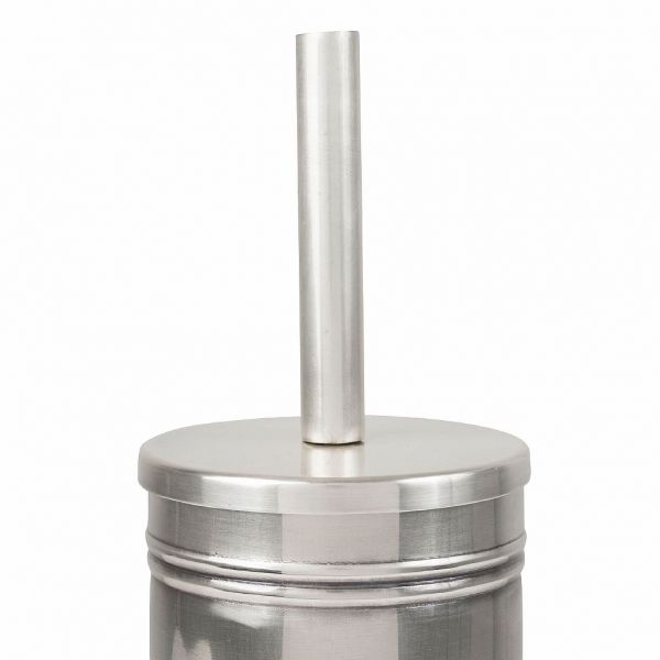 ЕРШИК ТУАЛЕТНЫЙ, COMPTOIR DE FAMILLE,  TOILET BRUSH GRAND BAIN GREY D9.5XH35.5 STAINLESS, АРТИКУЛ 200697