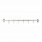 ВЕШАЛКАДЛЯ ПОЛОТЕНЕЦ, COMPTOIR DE FAMILLE,  TOWEL RACK 6H GRAND BAIN GREY 66X8X13.5 STAINLESS, АРТИКУЛ 200700