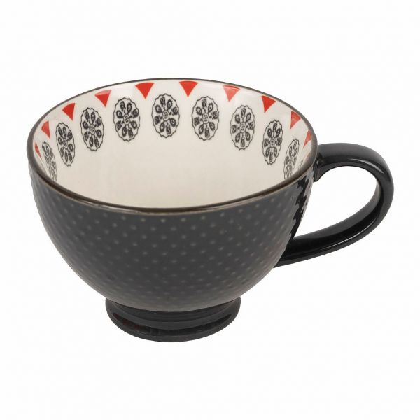 КРУЖКА Розетт, COMPTOIR DE FAMILLE,  ROZENN 350 мл., D11XH8CM фарфор, артикул 200841