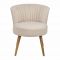 КРЕСЛО, COMPTOIR DE FAMILLE,  ARMCHAIR DEMEURE GREY 58X57XH65CM POLYESTER+WOOD, АРТИКУЛ 200907