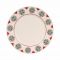 ДЕСЕРТНАЯ ТАРЕЛКА Розетт, COMPTOIR DE FAMILLE,  DESSERT PLATE ROSETTE GREY+RED D22.5CM EARTHENWARE, АРТИКУЛ 200910
