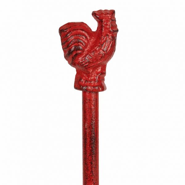 ДЕРЖАТЕЛЬ ДЛЯ БУМАЖНЫХ ПОЛОТЕНЕЦ, COMPTOIR DE FAMILLE,  PAPER TOWEL DISPENSER CAMPAGN RED D15H35 CAST IRON, АРТИКУЛ 200941