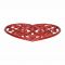 ПОДСТАВКА ПОД ГОРЯЧЕЕ, COMPTOIR DE FAMILLE,  HEART TRIVET RHODONEA RED 19X18CM CAST IRON, АРТИКУЛ 200943