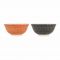 НАБОР ПИАЛ 2 ШТ., COMPTOIR DE FAMILLE,  BOWL X2 CAR-CMENT GREY+ORANGE 65CL-D15H7 PORCELAIN, АРТИКУЛ 201136
