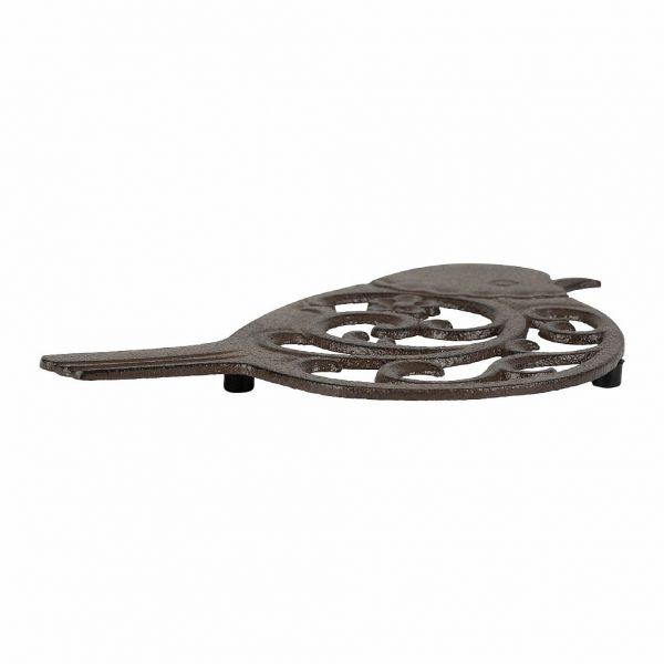 ПОДСТАВКА ПОД ГОРЯЧЕЕ, COMPTOIR DE FAMILLE,  BIRD TRIVET CAMPAGNE BROWN 20.5X19CM CAST IRON, АРТИКУЛ 201192