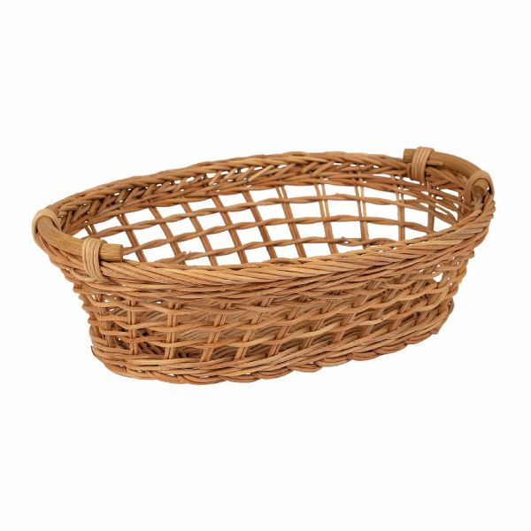 КОРЗИНА, COMPTOIR DE FAMILLE,  OVAL BASKET FANTINE NATURAL 30X21XH9CM RATTAN, АРТИКУЛ 201211
