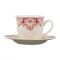 ЧАЙНАЯ ПАРА, ЧАШКА С БЛЮДЦЕМ "КЛОТИЛЬДА БОРДО" TASSE THE+ST CLOTHILD BD 220 МЛ., Comptoir De Famille, Артикул 201262