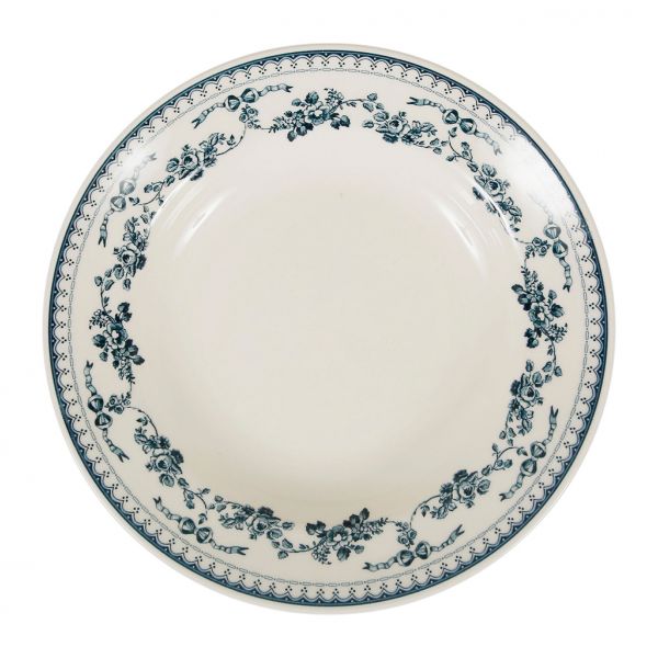 ТАРЕЛКА ДЛЯ СУПА "ФАУСТИНА СИНЯЯ" ASSIETTE CRS FAUSTINE BLEU D23, Comptoir De Famille, Артикул 201265