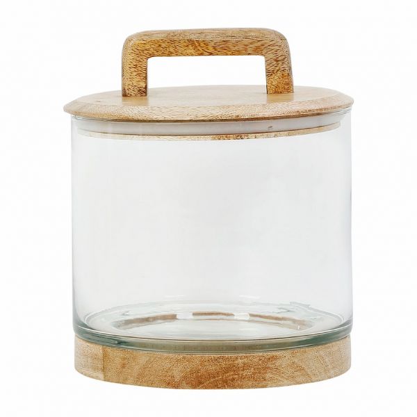 Банка с крышкой и ложкой 2,3 л., для сыпучих Comptoir de Famille JAR WITH LID GASTON NAT D18XH20CM