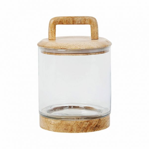 Банка с крышкой и ложкой 1,2 л., для сыпучих Comptoir de Famille JAR WITH LID GASTON NAT D12XH19