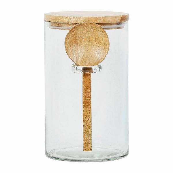 Банка с крышкой и ложкой 1,8 л., для сыпучих Comptoir de Famille JAR WITH SPOON & LID GASTON NAT