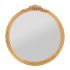 Зеркало круглое SONATE золотой 80X84CM павлония, зеркало, Comptoir de Famille