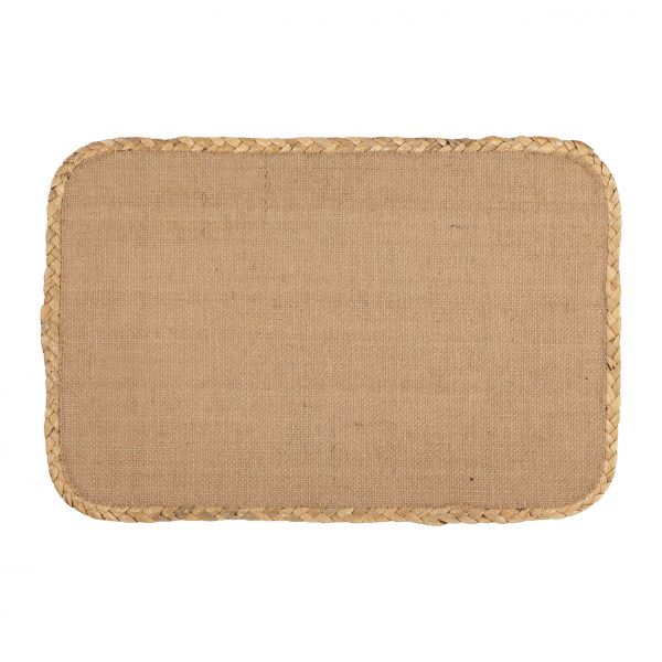 PLACEMAT TRESSE NATURAL 45X30CM ДЖУТ+КУКУРУЗОВОЕ ВОЛОКНО, Comptoir de Famille, арт.:201743