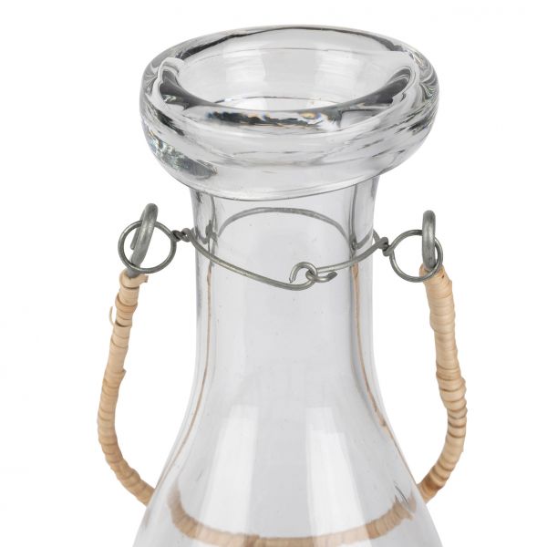 Бутылка в оплетке из бамбука VANIER NATURAL D8.5XH25.5CM СТЕКЛО+БАМБУК, Comptoir de Famille, арт.:201760
