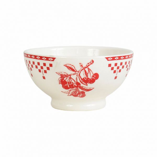 ПИАЛА "Красные шашечки", COMPTOIR DE FAMILLE,  BOWL DAMIER RED 13CL EARTHENWARE, АРТИКУЛ 2042