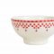 ПИАЛА "Красные шашечки", COMPTOIR DE FAMILLE,  BOWL DAMIER RED 13CL EARTHENWARE, АРТИКУЛ 2042