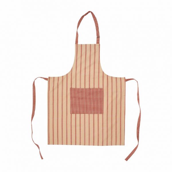 ФАРТУК, COMPTOIR DE FAMILLE,  APRON CAMPAGNE RED 68X88CM COTTON, АРТИКУЛ 243