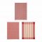 КУХОННОЕ ПОЛОТЕНЦЕ, COMPTOIR DE FAMILLE,  KITCHEN TOWEL X3 CAMPAGNE RED 50X70CM COTTON, АРТИКУЛ 249
