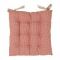 ПОДУШКА ДЛЯ КРЕСЛА, COMPTOIR DE FAMILLE,  SQARE CHAIR PAD CAMPAGNE RED 40X40CM COTTON, АРТИКУЛ 3107