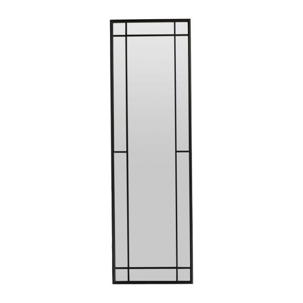 Зеркало OSAKA BLACK 53XH174CM IRON+MDF COTE TABLE, Арт,: 34606
