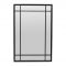 Зеркало OSAKA BLACK 60XH90CM IRON+MDF COTE TABLE, Арт,: 34608