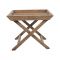 СТОЛ - ПОДНОС , СКЛАДНОЙ, MARIUS NATURAL 60X60XH50CM, МАССИВ ЯСЕНЯ, COTE TABLE, Арт.: 34631