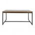Кофейный столик, COFFEE TABLE CIRCELLE NT+BLACK 90X90XH40 WOOD+IRON ,Cote Table ,Арт,: 35992