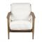 Кресло  LAURELI WHITE 71X90H73-H45 OAK WOOD+COTON, Арт,: 36631