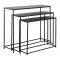 Консоль X3 FELIA BLACK H82/H70/H62 ALUMINIUM+IRON ,Cote Table ,Арт,: 37338