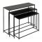 Консоль X3 FELIA BLACK H82/H70/H62 ALUMINIUM+IRON ,Cote Table ,Арт,: 37338