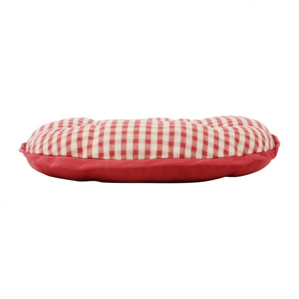 ПОДУШКА ДЛЯ КРЕСЛА, COMPTOIR DE FAMILLE,  ROUND CHAIR PAD MAMI CARREAU RED D40CM COTTON, АРТИКУЛ 4175