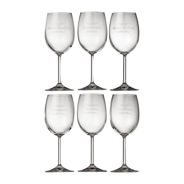 НАБОР X 6 БОКАЛОВ ДЛЯ ВИНА APPELLATION  STEMMED GLASSES WINE SETX6 GALA 25CL CRYSTALLINE COTE TABLE, АРТИКУЛ 4189