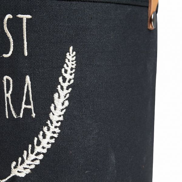 НАБОР КОРЗИН ДЛЯ ЖУРНАЛОВ 2 ШТ. СОЛОМКА 100% ХЛОПОК КОЖА D36X28+D32X25 арт 462660