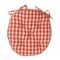 ПОДУШКА ДЛЯ КРЕСЛА, COMPTOIR DE FAMILLE,  ROUND CHAIR PAD CAMPAGNE RED D40CM COTTON, АРТИКУЛ 4883
