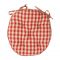 ПОДУШКА ДЛЯ КРЕСЛА, COMPTOIR DE FAMILLE,  ROUND CHAIR PAD CAMPAGNE RED D40CM COTTON, АРТИКУЛ 4883