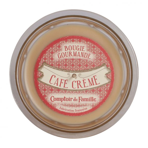 СВЕЧА, COMPTOIR DE FAMILLE,  CANDLE CAFE CREME GOURMANDE CREAM D12XH8 PARRAFFIN, АРТИКУЛ 520