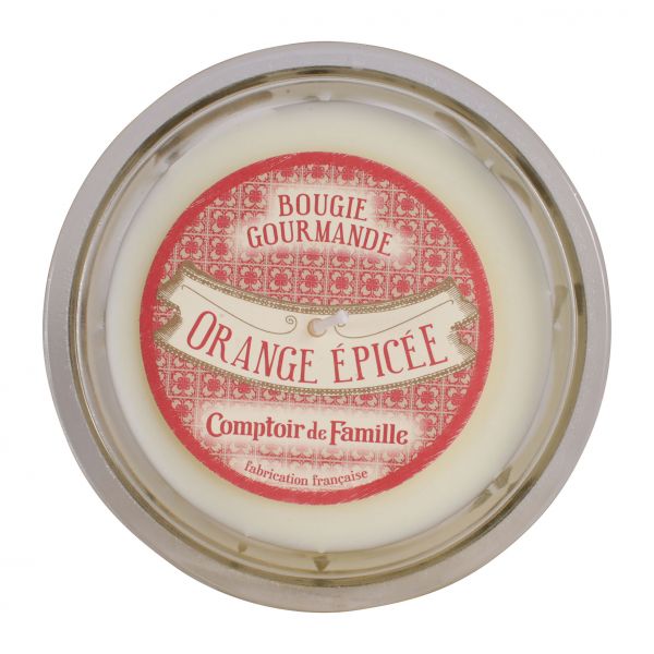 СВЕЧА, COMPTOIR DE FAMILLE,  CANDLE ORANGE EPICEE GOURMANDE CREAM D12XH8 PARRAF, АРТИКУЛ 521