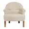 КРЕСЛО, COMPTOIR DE FAMILLE,  ARMCHAIR CHAMBRAY CREAM 70X64H74CM PINE+COTTON, АРТИКУЛ 5225
