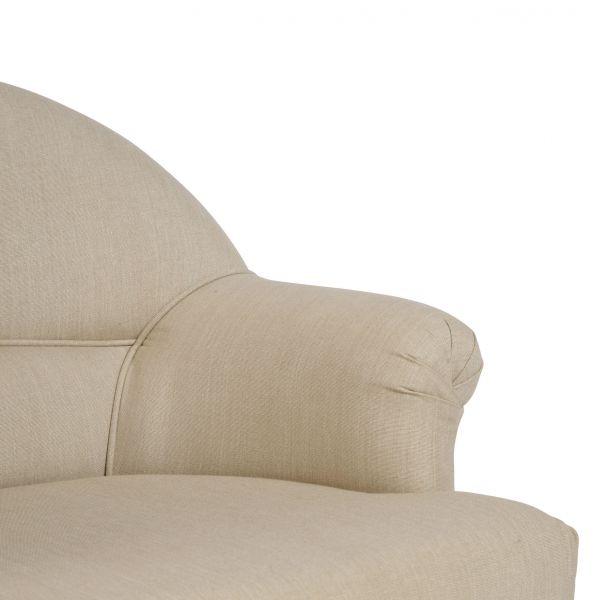 КРЕСЛО, COMPTOIR DE FAMILLE,  ARMCHAIR CHAMBRAY CREAM 70X64H74CM PINE+COTTON, АРТИКУЛ 5225