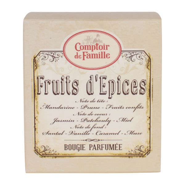 СВЕЧА АРОМАТИЗИРОВАННАЯ Пряные фрукты, COMPTOIR DE FAMILLE, арт. 5386
